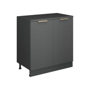 Mobile per mansarda Rion Antracite-oro/Antracite 80 x 83.8 cm senza inclinazione con 2 ante Vicco