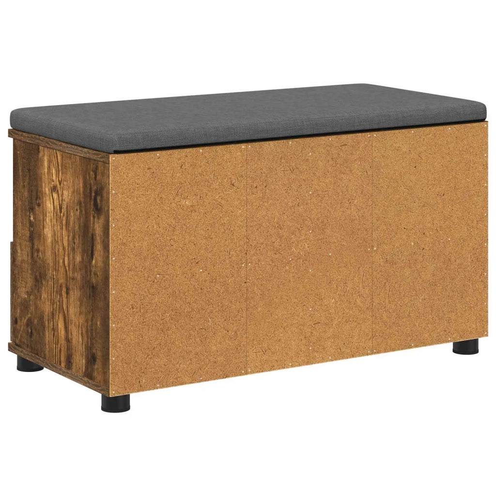 Panca per ingresso Quercia Affumicata 80 x 38 x 46 cm 891460