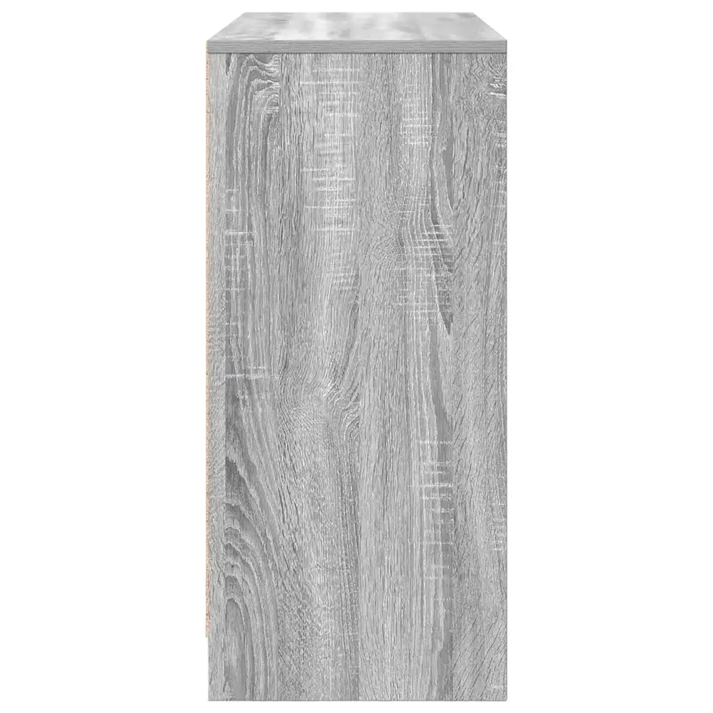 Credenza Grigio Sonoma 85x34x76 cm in Legno Multistrato 861630