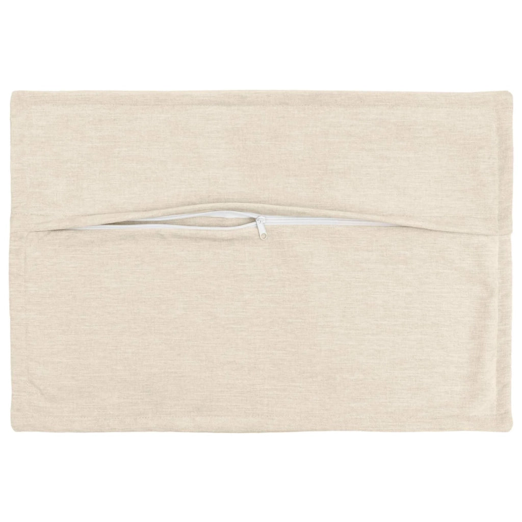Federa 2 pz HOUTEN Crema 50 x 75 cm Tessuto Chenille 919855