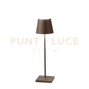 LAMPADA DA TAVOLO RICARICABILE LED DRINK BRONZO 2,2W 190LM 3000K DIMMERABILE IP54 10X36CM