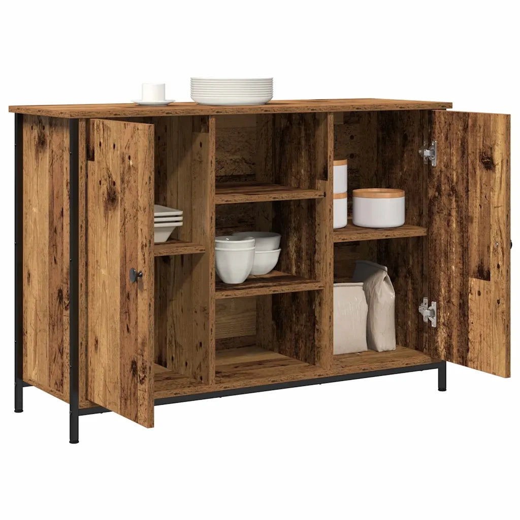 Credenza-Buffet-Armadio da cucina Legno vecchio 100 x 35 x 70 cm