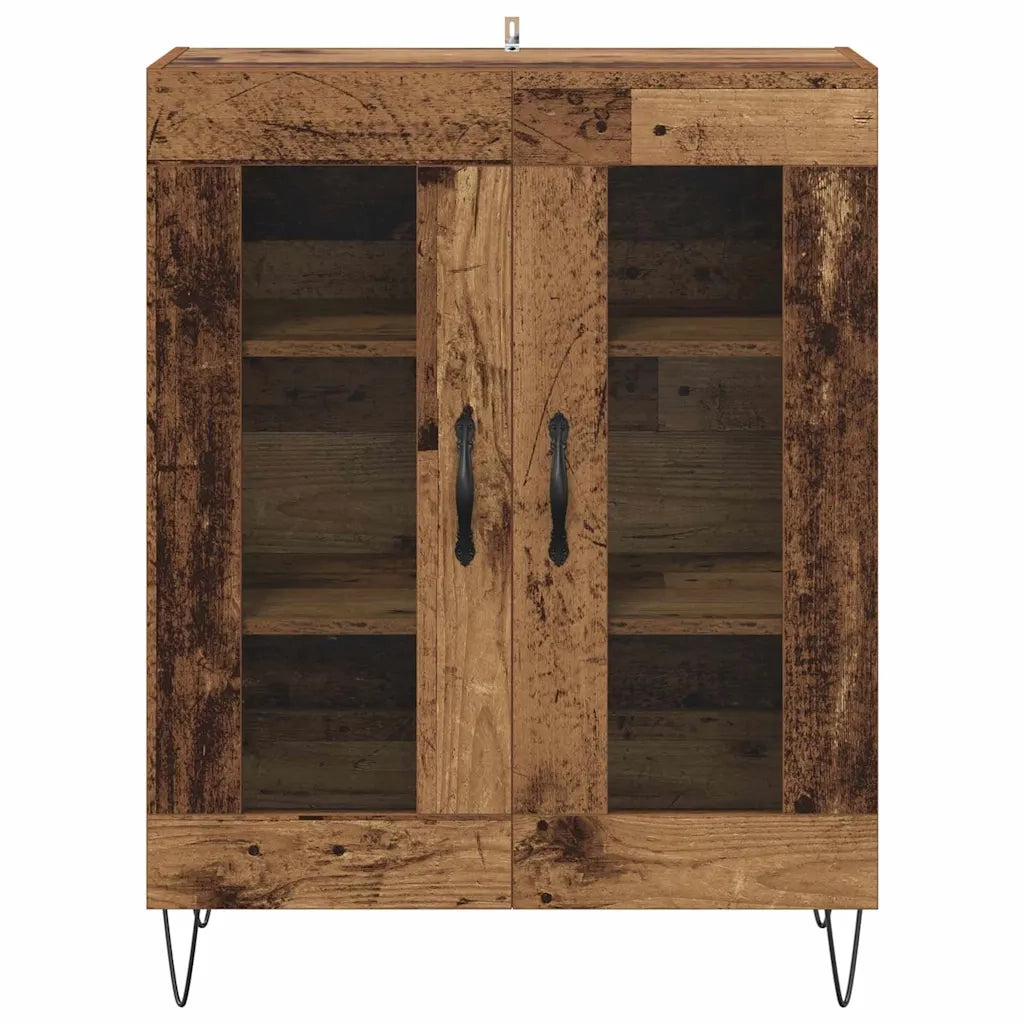 Credenza-Buffet-Armadio da cucina Legno vecchio 69,5 x 34 x 90 cm Legno multistrato 291070