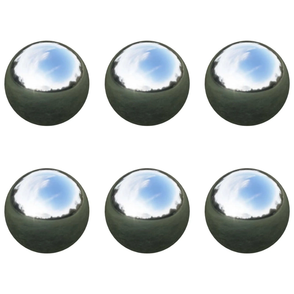 Palla a Specchio 6 pcs Ø 7,5 cm Acciaio Inossidabile 201 42008423