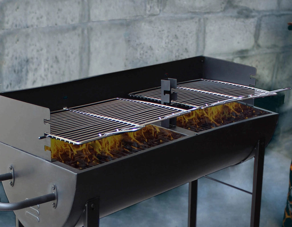 Barbecue a carbonella in Acciaio cm 103 5x48x95 - RAFE