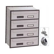Silmec Casellario Oriz 4P Acc Silver 4B1-501
