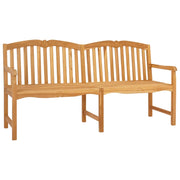 Panca da Giardino | Panchina in legno intagliata a mano Naturale 180,5 x 60 x 96 cm