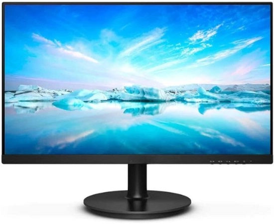 Monitor 24 Pollici FHD - 75 Hz Frequenza di Rfresh - 4 ms Tempo di Risposta - Pannello VA - Altoparlanti - Bassa Fattura - Senza Flicker - Risoluzione 1920x1080 - Collegamenti HDMI/VGA - Nero [Classe di Efficienza E]