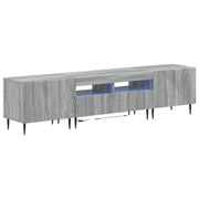 Mobile TV LED a 3 pezzi Sonoma grigio Legno ingegnerizzato 3416686