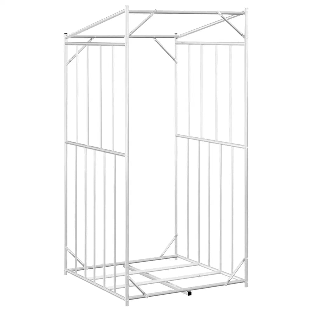 Rastrelliera per Legna con Copertura Antipioggia 100x100x200 cm 4104951