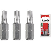 INSERTO TORX TAMPER X AVVITATORE KWB - TXTXMM 15X25 CF=PZ 3- 5 confezioni