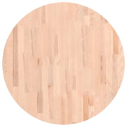Piano per Tavolo | Superficie Tavolo | Piano Scrivania ?70x2,5 cm Rotondo in Legno Massello di Faggio