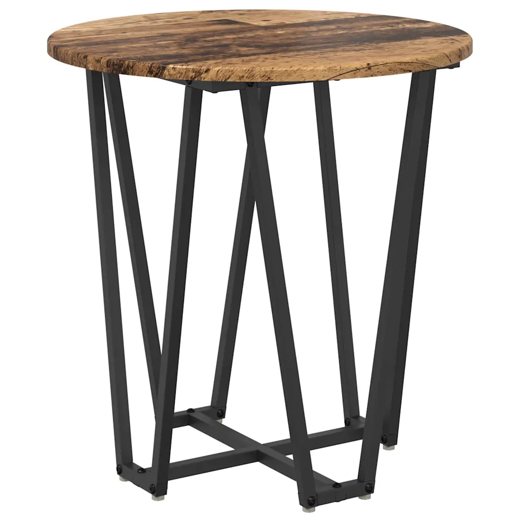 Set tavolini 2 pcs Legno Antico e Nero 869724