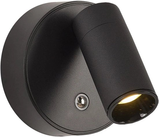 Lampada da tavolo LED, funziona con batterie, lampada da interno ricaricabile con regolatore di intensità da tocco, 350° di rotazione magnetica, lampada da lettura, colore nero - 6000K