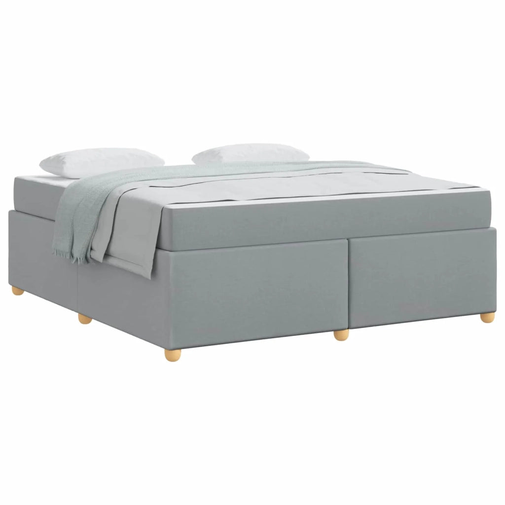 Struttura del letto Grigio chiaro 180 x 200 cm Tessuto 3399370