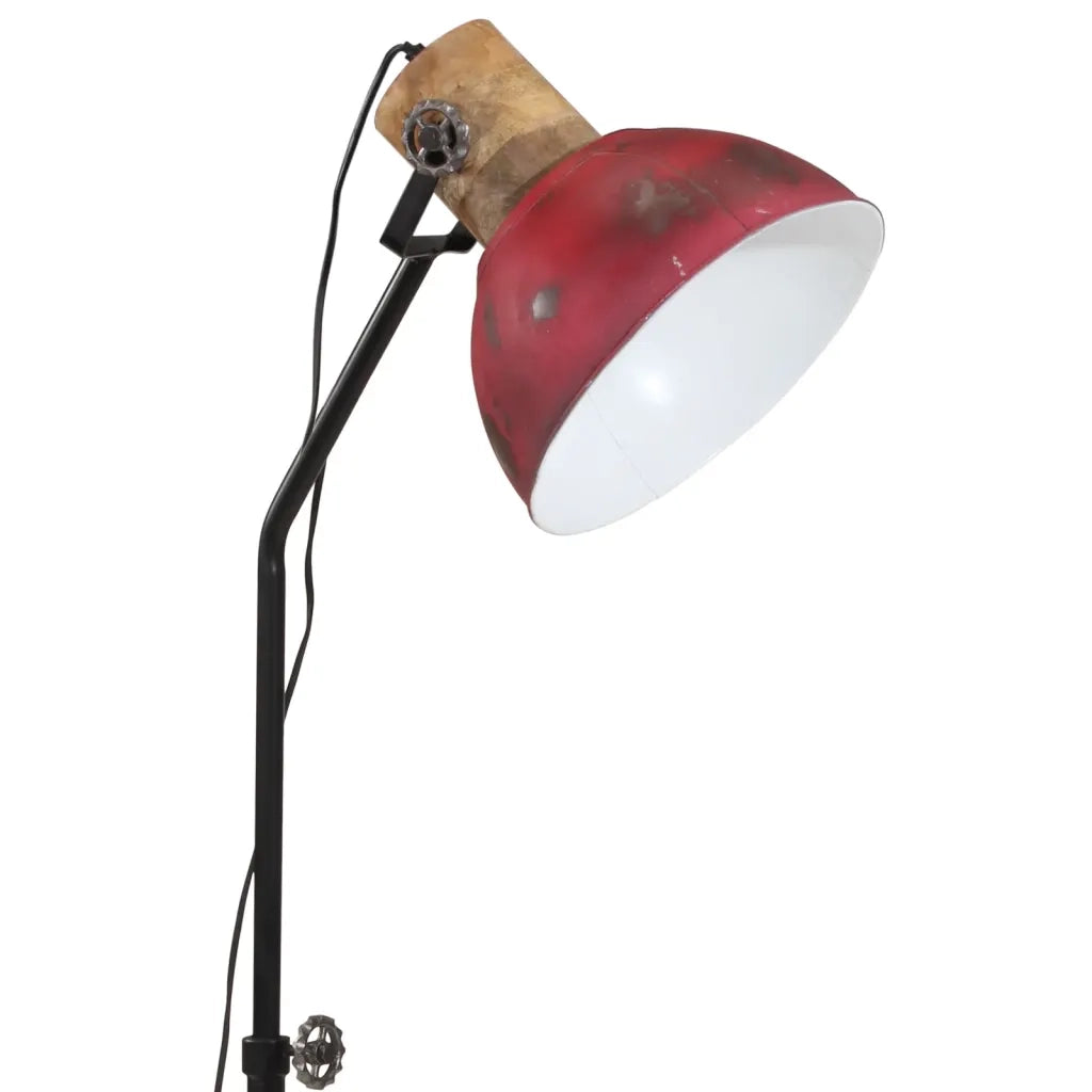 Lampada da Terra 25 W Rosso Anticato 30x30x100-150 cm E27 CFW3820293