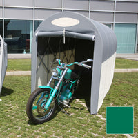Motobox a Tunnel Copertura Box in PVC per Moto Scooter - 270x150xh160 cm/Verde Maddi