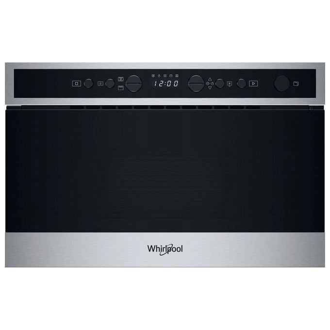 Whirlpool, Microonde con Grill, Inox, Display Digitale, Funzione Crisp, 22 Litri