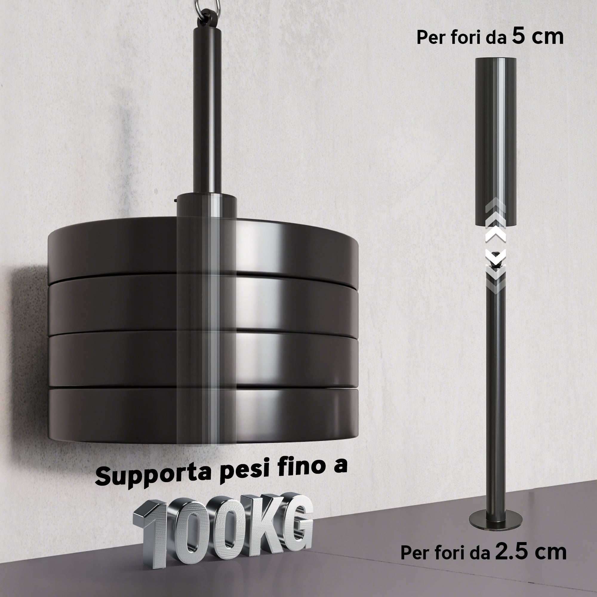 Pulley Machine Home Gym e Puleggia LAT Machine Attacco per Dischi Pesi Universali con Accessori