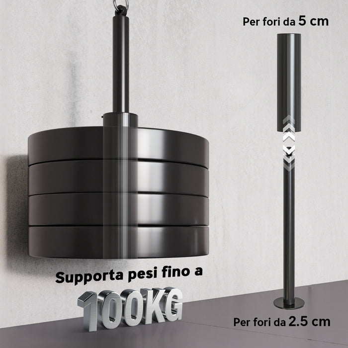 Pulley Machine Home Gym e Puleggia LAT Machine Attacco per Dischi Pesi Universali con Accessori