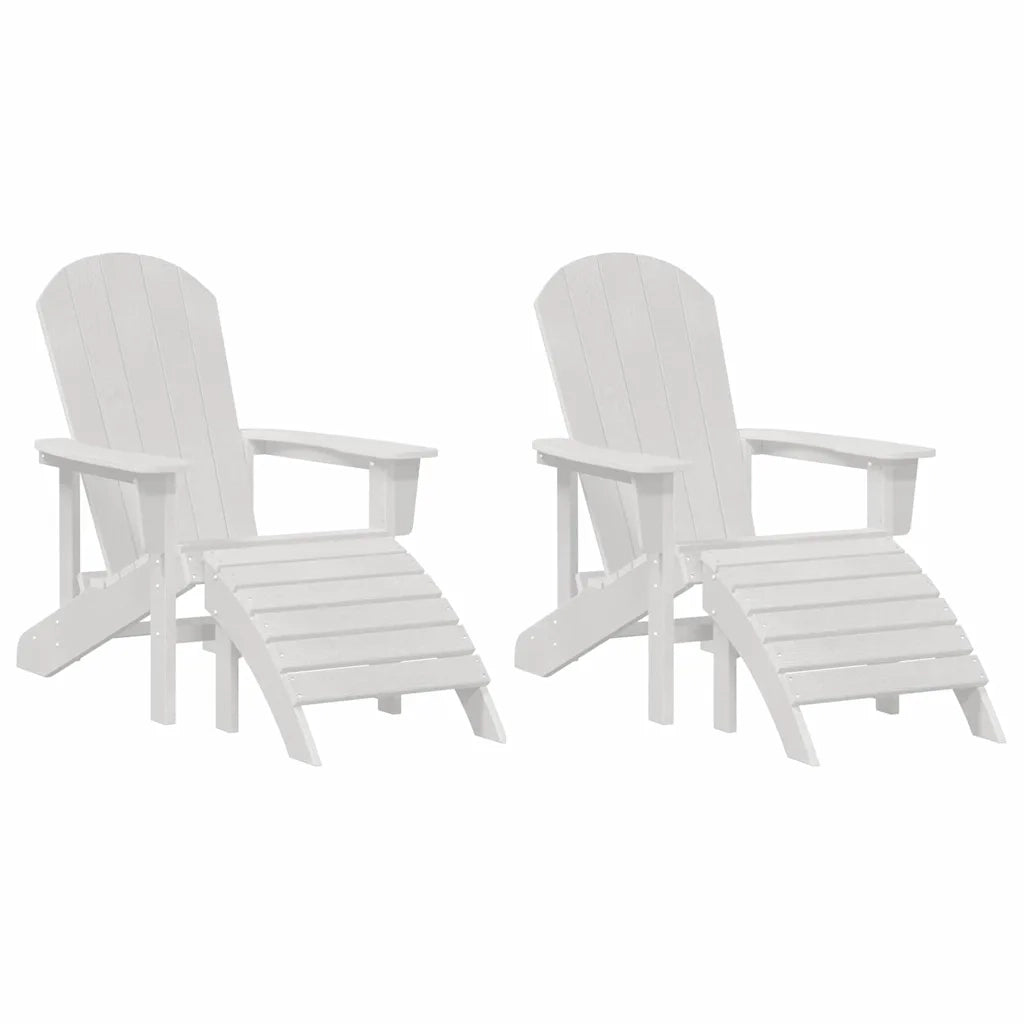 Sedia da Giardino 2 pz | Sedie da Esterno Bianco 83 x 74 x 92 cm Polietilene