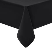 Tavolino Coprid tavolo Lavabile Rettilineo 140x300cm Coprid tavolo Poliestere Impermeabile Effetto Lotus Coprid tavolo Antimacchia Lavabile Coprid tavolo per cucina da festa, Nero