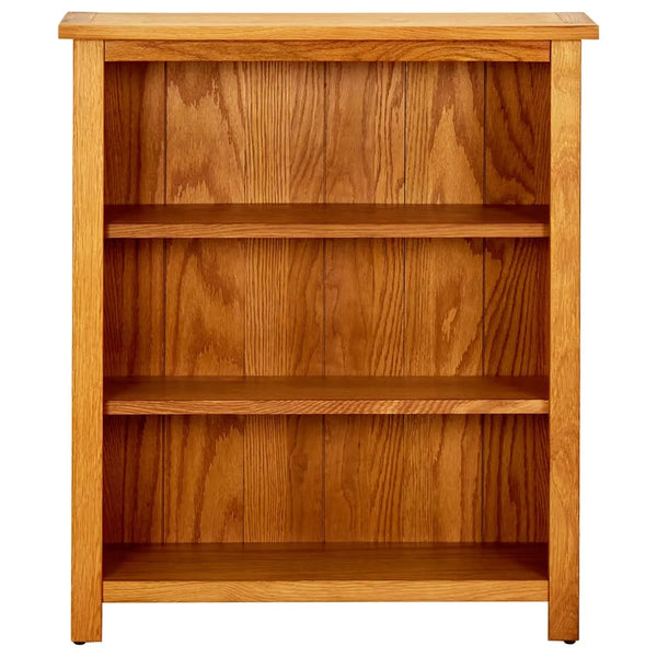 Libreria a 3 Ripiani 70x22,5x82 cm in Massello di Rovere 244468