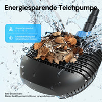 Pompa da laghetto CTF-8000 SuperECO 8000l/h 70W per circolazione e filtrazione acqua