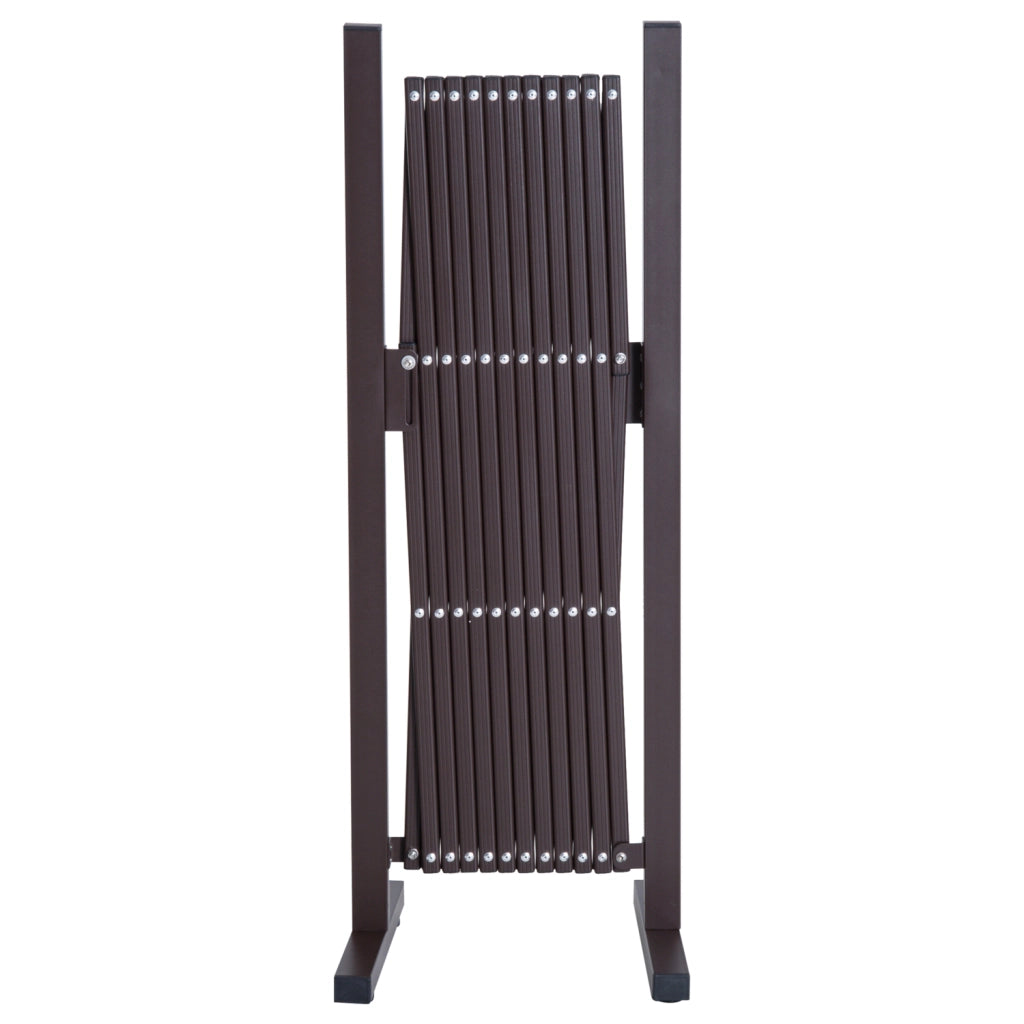 Cancello Estensibile per Giardino ¨C zephmum ¨C Alluminio Marrone 35-300cm