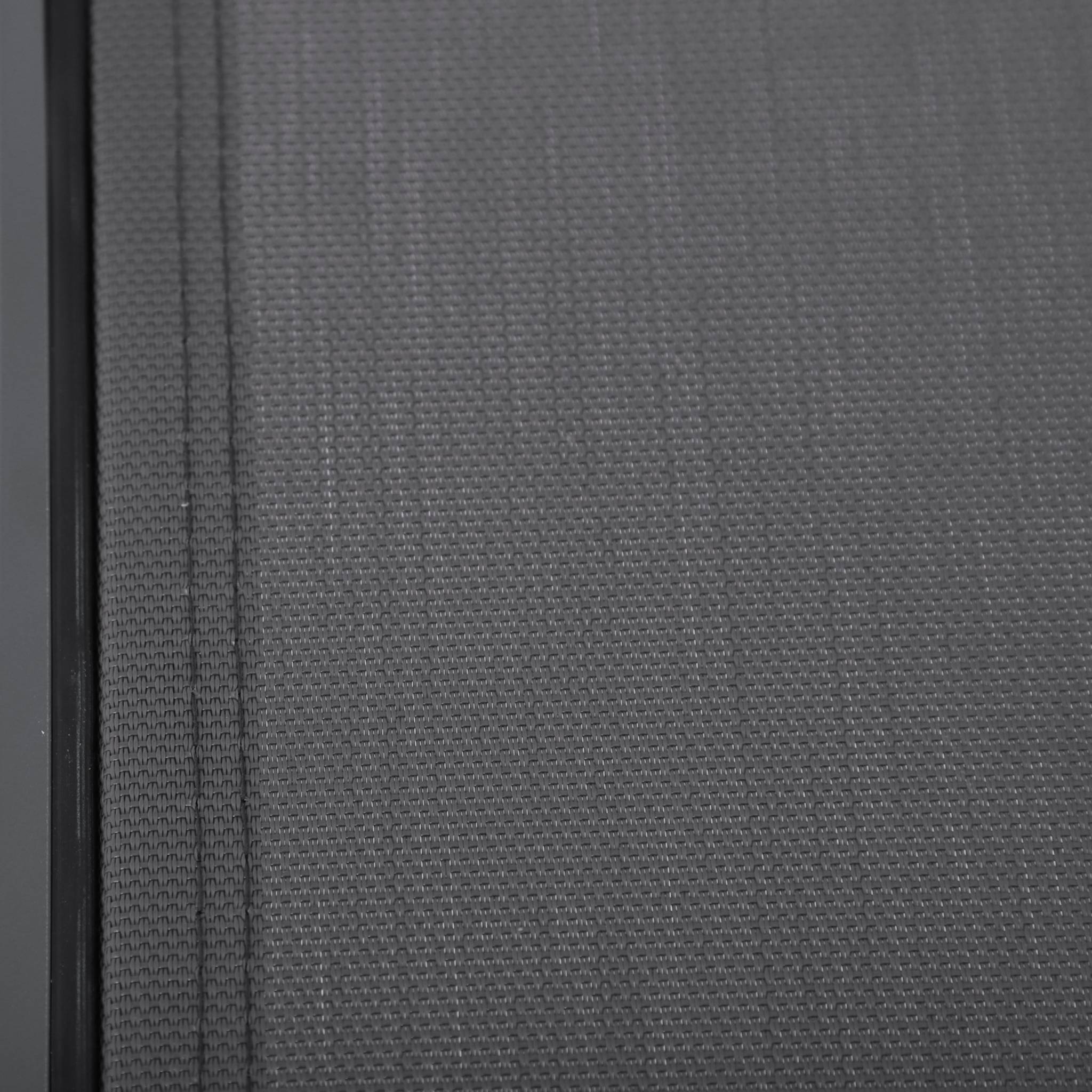 Set di 4 sedie da giardino impilabili in alluminio e textilene,