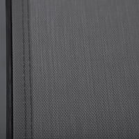 Set di 4 sedie da giardino impilabili in alluminio e textilene,