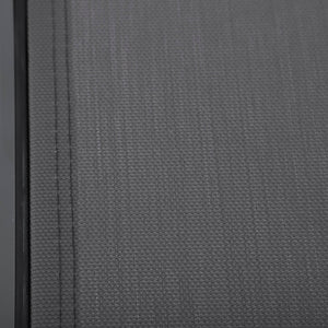 Set di 4 sedie da giardino impilabili in alluminio e textilene,