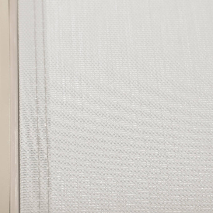 Set di 4 sedie da giardino impilabili in alluminio e textilene, beige