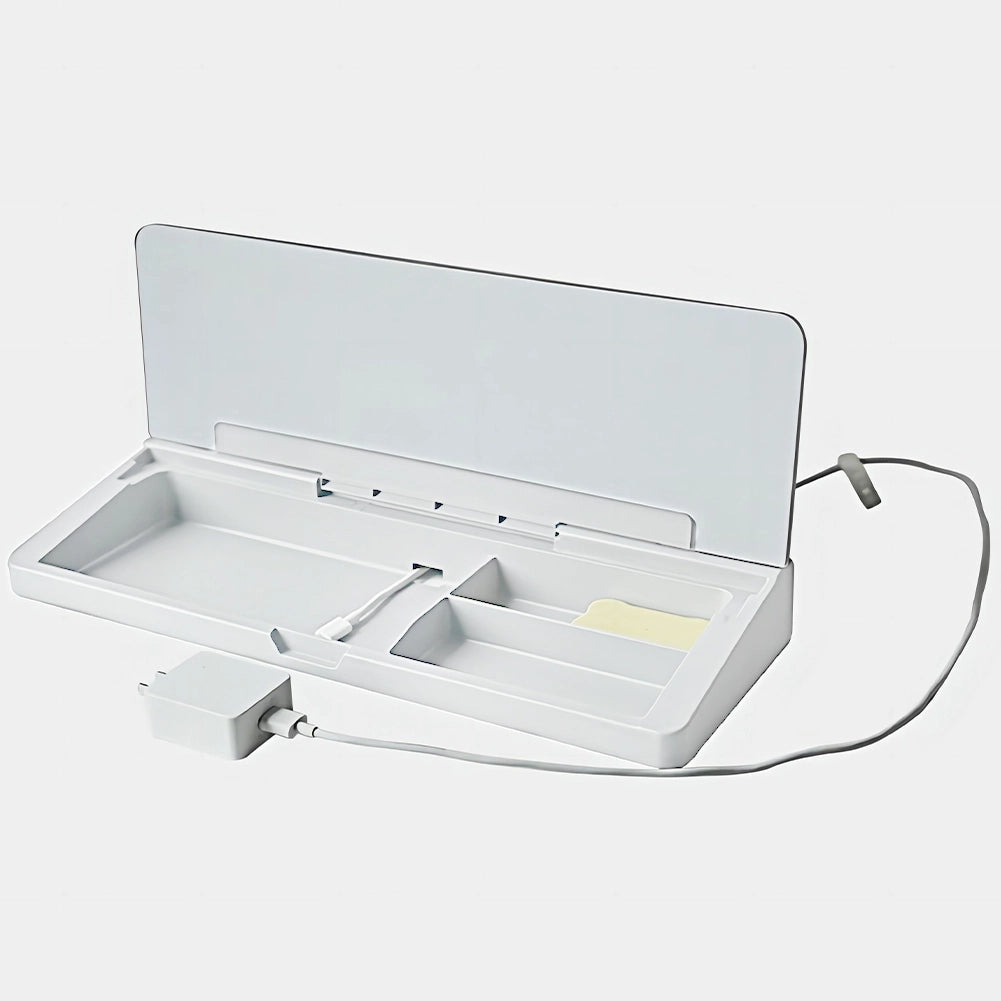 Lavagna da Scrivania Ufficio Cassetto Portaoggetti Inserto per Tablet Smartphone