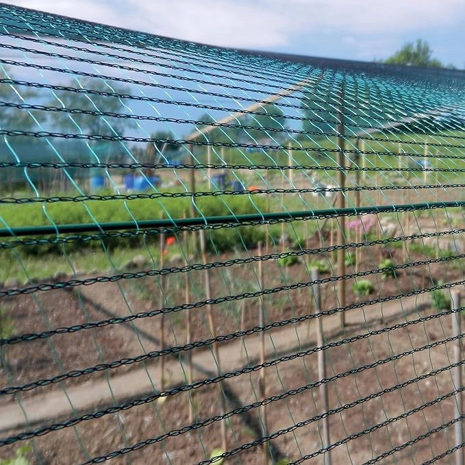 RETE ANTIGRANDINE IDEAL STAR rotolo 4x100 mt (piegato 2 mt) - colore verde - IDEAL STAR