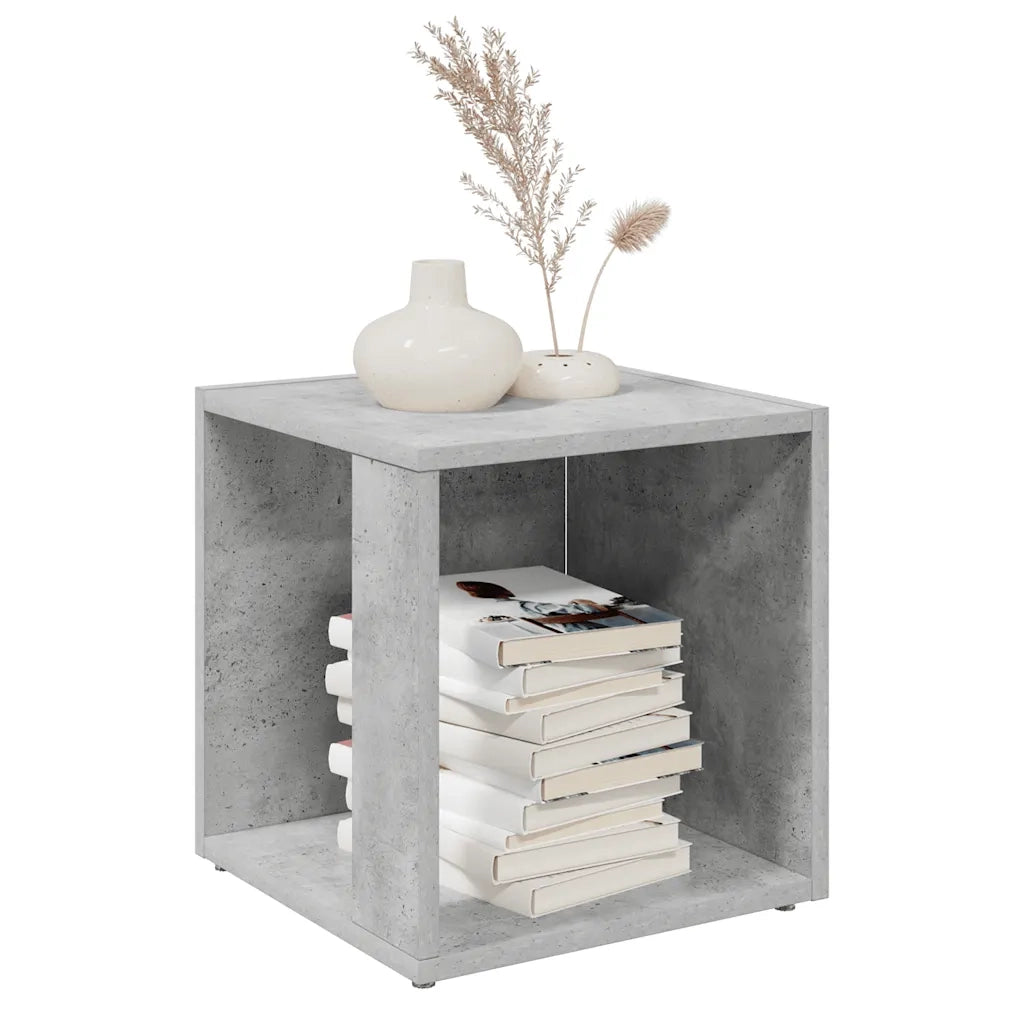 Tavolino Grigio Cemento 33x33x34,5 cm in Truciolato 809012