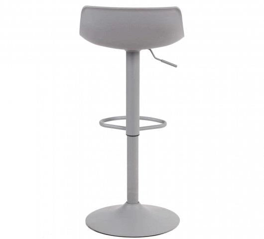 SGABELLO MERANO IN COLORE GRIGIO 43 X 44 X H75/96 CM