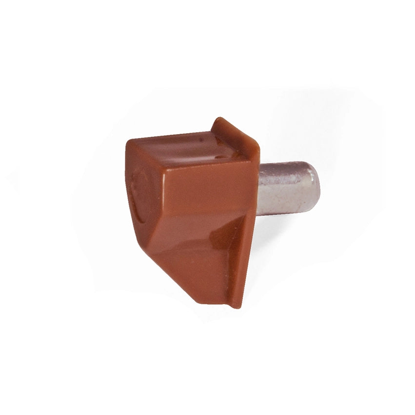 Reggipiani con perno in plastica marrone Ã˜ 5 mm. 16 pz.