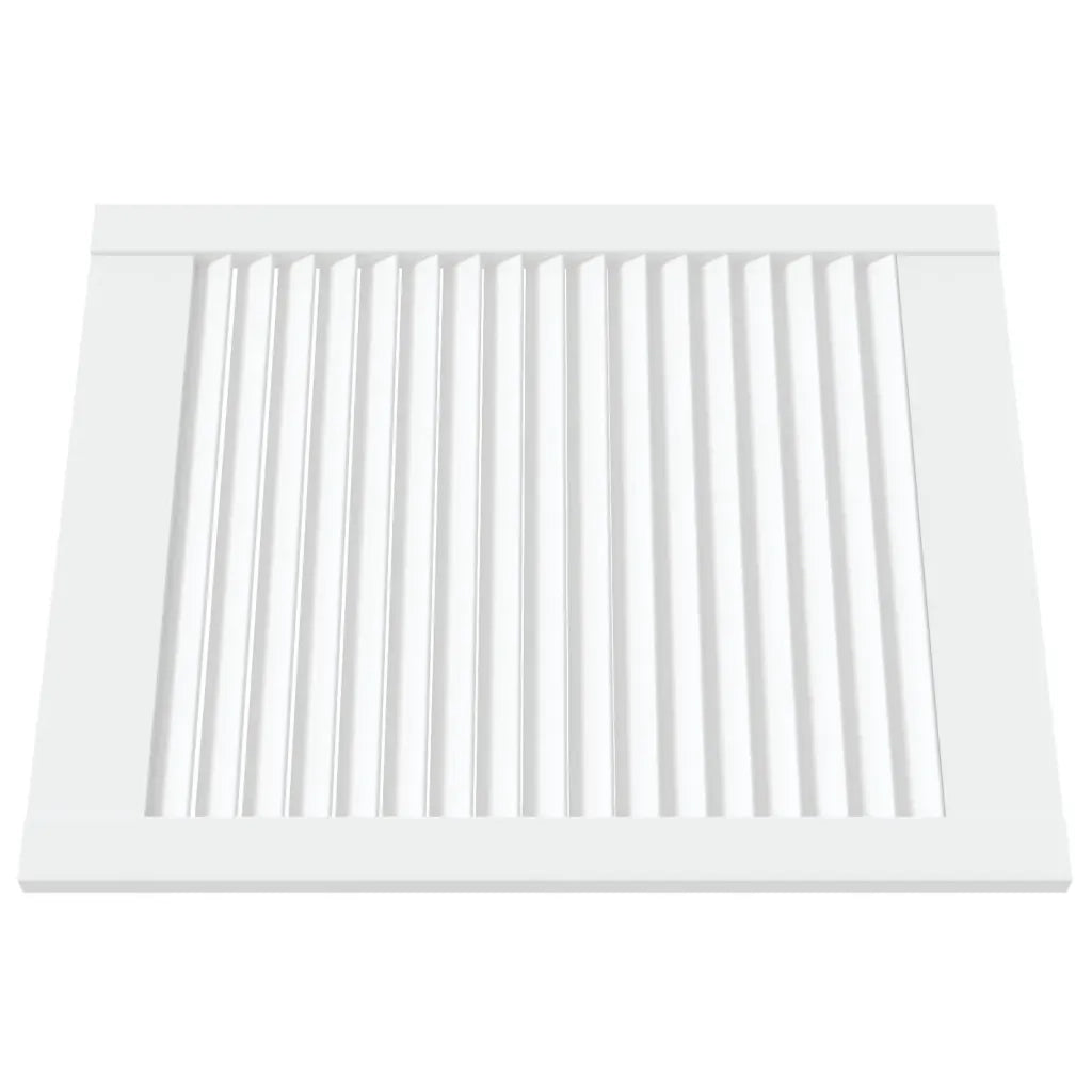 Ante a Lamelle 2 pz Bianche 61,5x49,4 cm in Legno di Pino CFW1055930