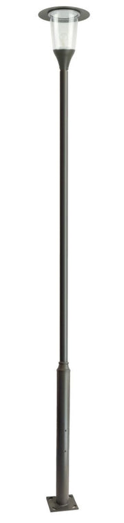 Lanterna da giardino METIS 1xE27 IP65 grigio scuro SU-MA
