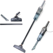 Strumento di Pulizia a Vapore con Cavo 400 W - Piastra per Pavimenti di Tutti Tipi - Serbatoio 1 Litro - Design Moderno Grigio - Ideale per Fili di Lana e Impurità