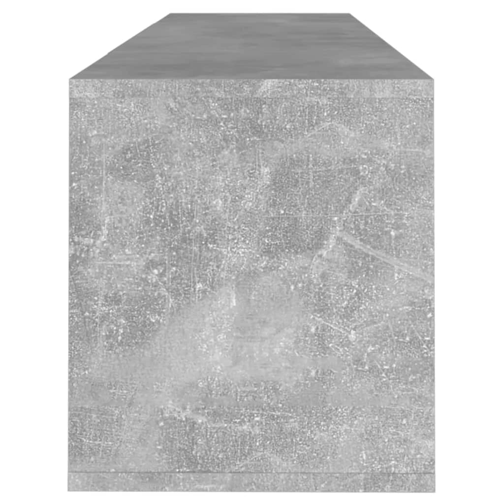 Mobile TV multimediale mensola TV credenza TV per sala da pranzo soggiorno camera da letto 120 x 30 x 40,5 cm legno ingegnerizzato grigio 02_0025839