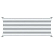 Vela Parasole | Telo Ombra | Vela da ombra solare Grigio chiaro e bianco 5 x 2 m