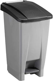 Contenitore per rifiuti 60 Litri - Pala per pulizia 60 Litri - Contenitore per rifiuti 60 Litri - Grigio|Nero