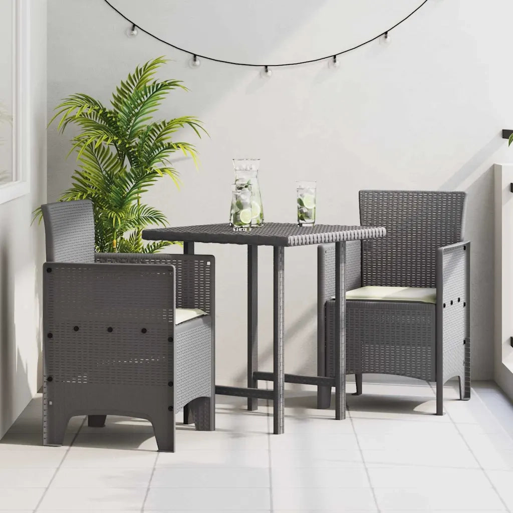 Sedia da Giardino 2 pz | Sedie da Esterno Grigio chiaro 53 x 49 x 85 cm