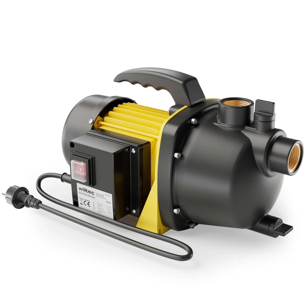 Pompa da giardino autoadescante 3800l/h 1200W max 48m con maniglia Elettropompa