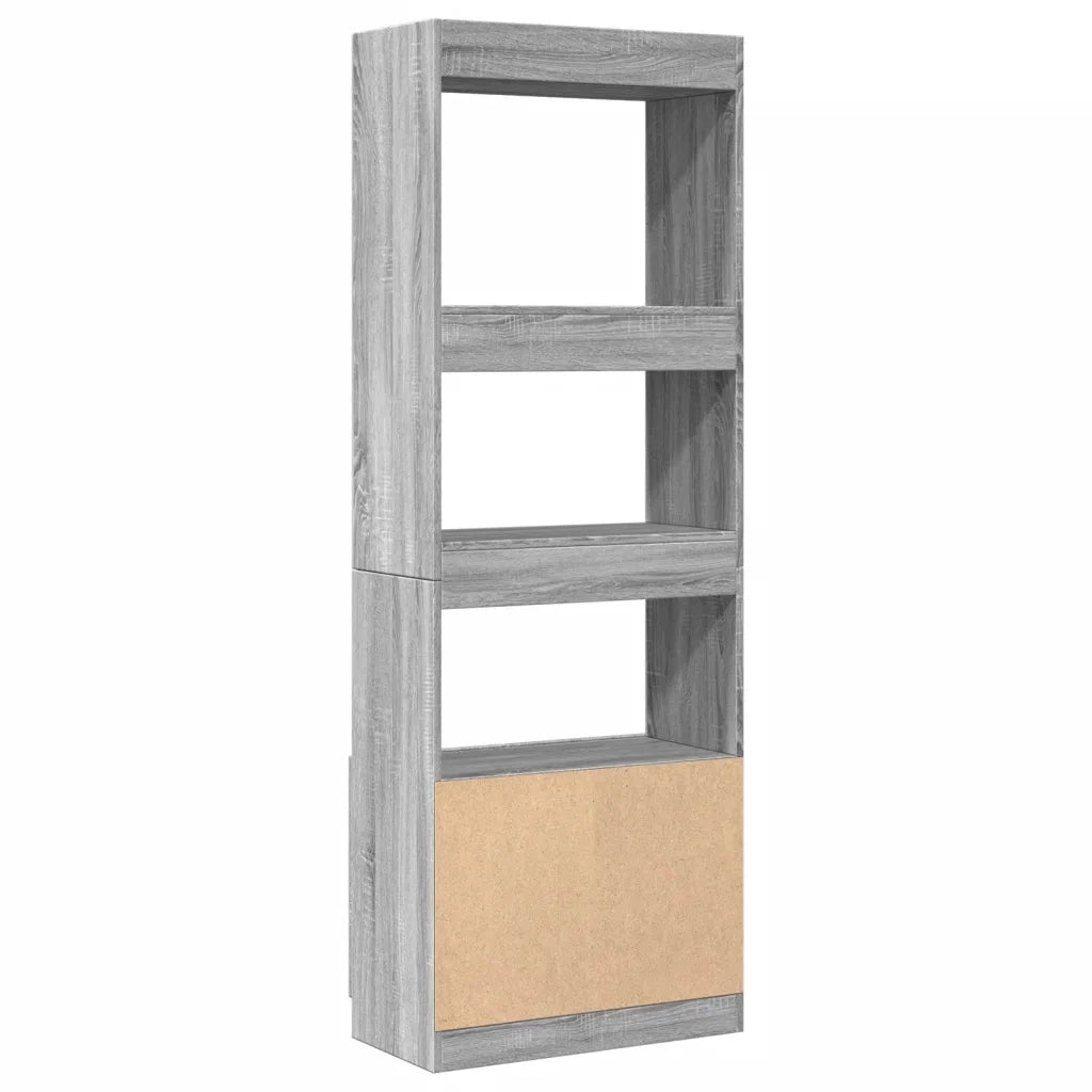 Credenza Grigio Sonoma 63x33x180 cm in Truciolato 3309605