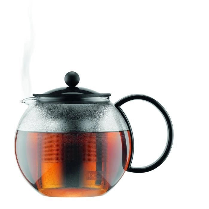 Assam - TheIere A Piston Bodum, copertura in plastica, filtro in acciaio inossidabile, 0,5 L