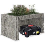 Casetta Rasaerba con Fioriera Rialzata 110x80x60cm Filo Acciaio 145655