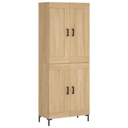 Credenza | Madia | Buffet da pranzo | Armadio da pranzo Rovere Sonoma 69,5x34x180 cm in Legno Multistrato